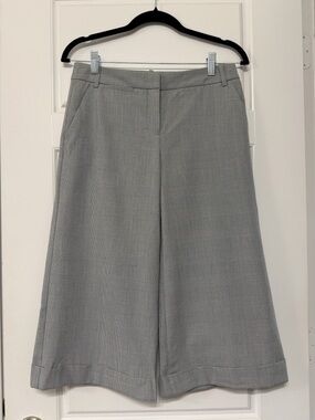 The Limited Cassidy Fit Gray Plaid Dress Pants